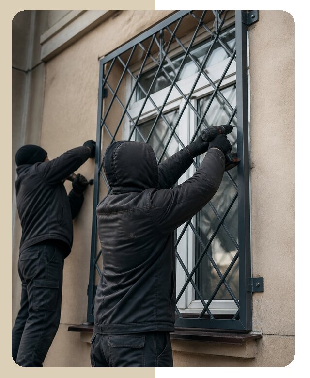 Установка антивандальных решеток на окна в Череповце
